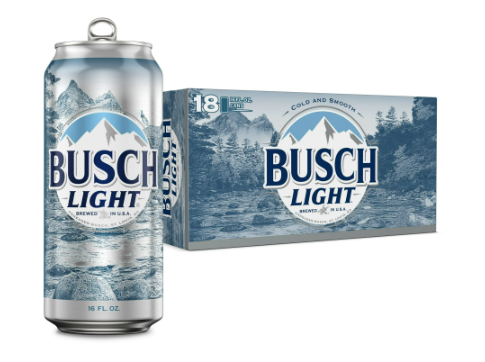BUSCH LT 16 OZ ALUMN BTLS
