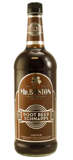 MR BOSTON ROOT BEER SCHNAPPS