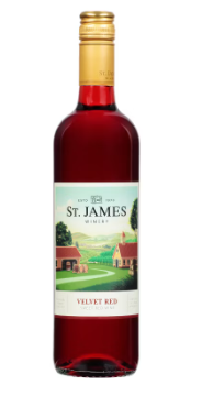 ST JAMES RED VELVET WINE
