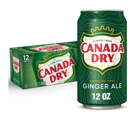 CANADA DRY GINGER ALE CANS