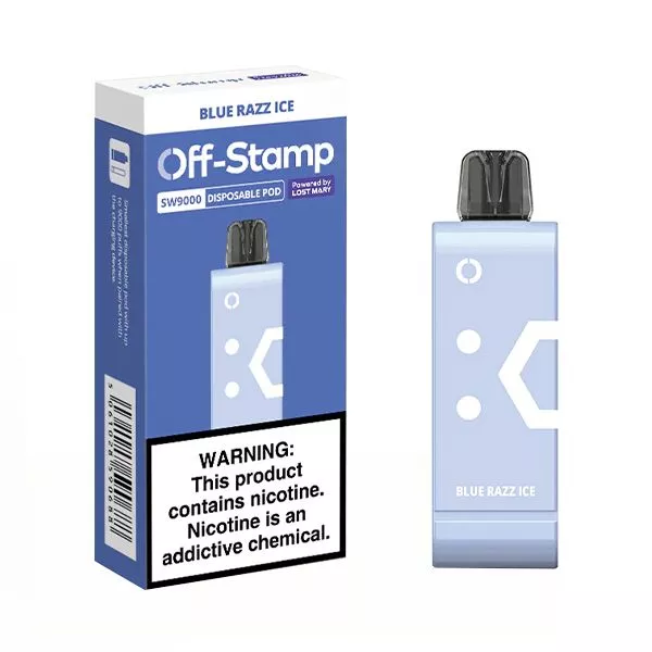OFF STAMP BLUE RAZZ ICE